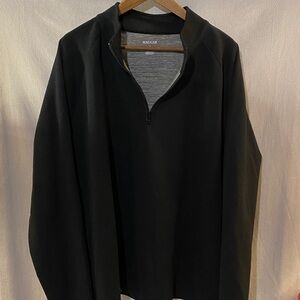 Mens Haggar 1/4 zip long sleeve shirt - XXL